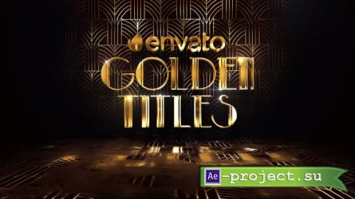 Videohive - Golden Titles - 44934737 - Project for After Effects