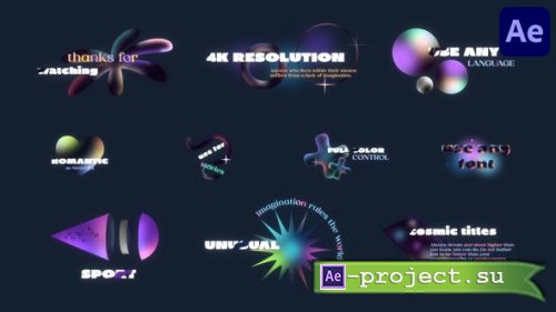 Videohive - Cosmic Titles for After Effects - 46329795 - Project for After Effects