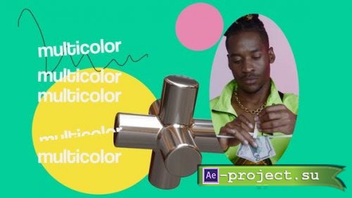Videohive - Reaction - Abstract Colorful Intro - 46331076 - Project for After Effects