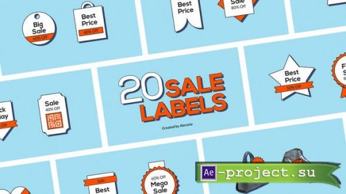 Videohive - Sale Labels - 46351273 - Project for After Effects