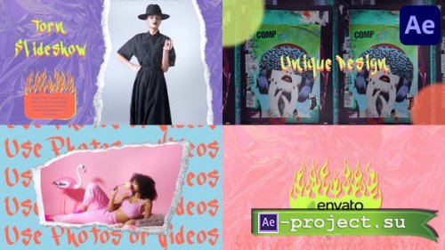 Videohive - Torn Slideshow for After Effects - 46348016 - Project for After Effects