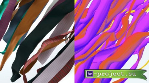 Videohive - Cloth Ribbon logo opening - 46267761 - Project for After Effects