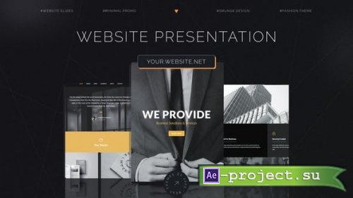 Videohive - Website Dark Promo - 46355917 - Project for After Effects