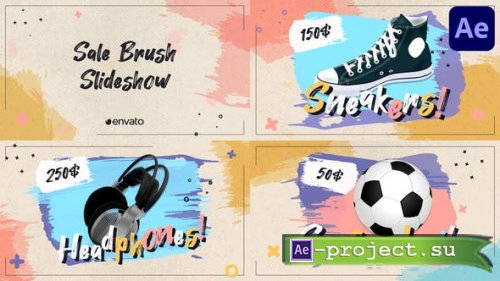 Videohive - Sale Brush Slideshow | After Effects - 39654558 - Project for After Effects