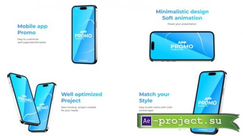 Videohive - Phone 14 Pro Minimal App Promo - 46363459 - Project for After Effects
