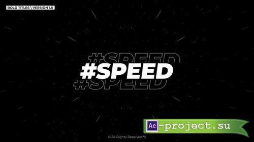 Videohive - Bold Titles | After Effects - 46371223 - Project for After Effects