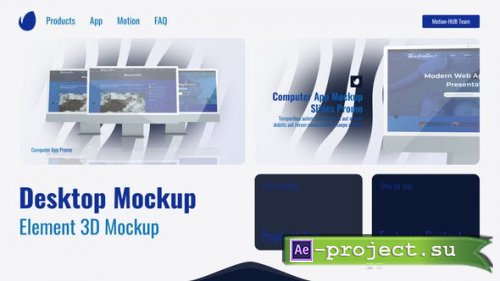 Videohive - Mock-Up Desktop Presentation - 46370987 - Project for After Effects