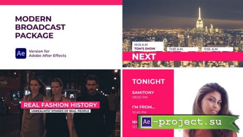 Videohive - Modern Motion Broadcast Package - 22593821 - Project for After Effects