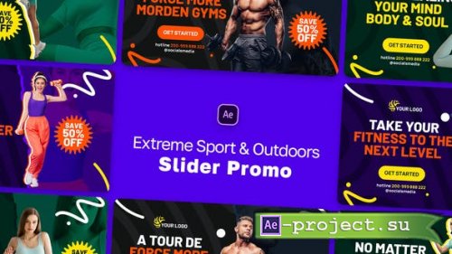 Videohive - Extreme Sport & Outdoors Slider Promo - 46365333 - Project for After Effects