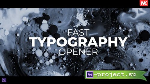 Videohive - Fast Typography Opener - 46402494 - Project for After Effects