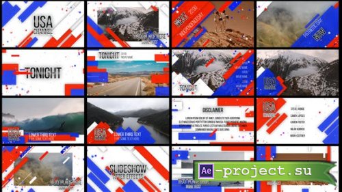 Videohive - Edit USA TV Broadcast Essentials - 46384548 - Project for After Effects