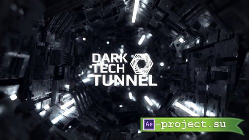 Videohive - Dark Tech Tunnel - 46444314 - Project for After Effects