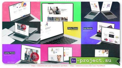 Videohive - Laptop Promo Mockup Project - 46426270 - Project for After Effects