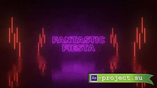 Videohive - Neon Light Titles Promo - 46445118 - Project for After Effects