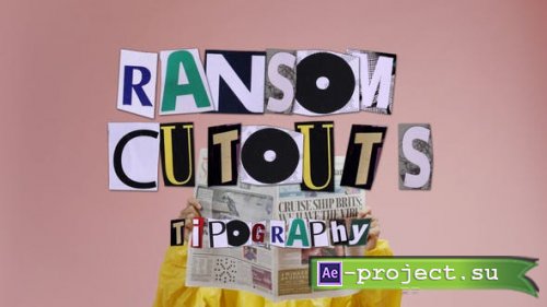 Videohive - Ransom Cutouts Typeface - 46427067 - Project for After Effects