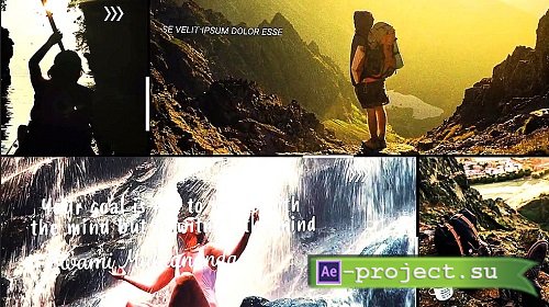Adventure Multi Screen Video Opener 1236036 - Project for After Effects
