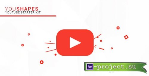 Videohive - YouShapes - Youtube Starter Kit - 17466588 - Project for After Effects