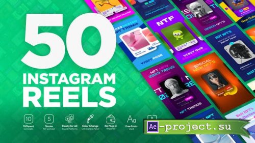 Videohive - NFT Instagram Reels - 46541747 - Project for After Effects