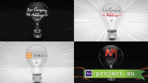 Videohive - Light Bulb Logo Reveal Bundle - 46466223 - Project for After Effects