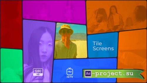 Videohive - Tile screens - 46427157 - Project for After Effects