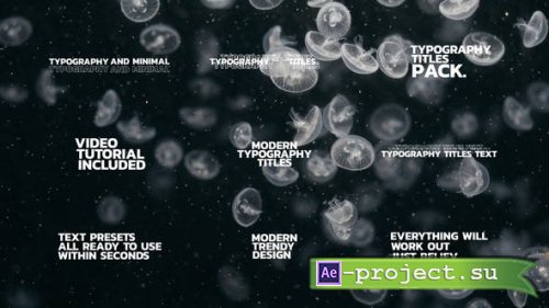 Videohive - Typography Titles Text - 46483852 - Project for After Effects