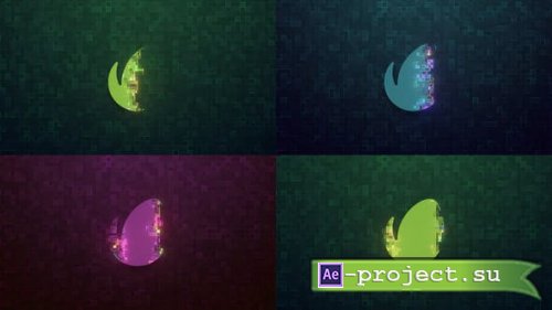 Videohive - Pixel Scan Logo Reveal 3 in 1 - 46484244 - Project for After Effects