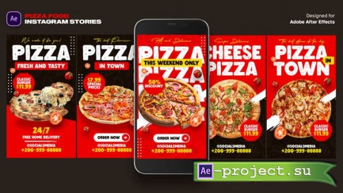 Videohive - Pizza Food Instagram Stories - 46463014 - Project for After Effects