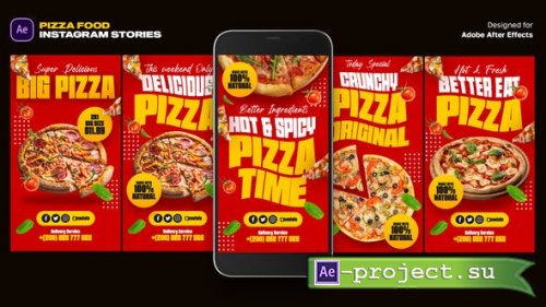 Videohive - Pizza Instagram Stories - 46482693 - Project for After Effects