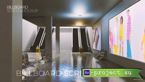 Videohive - Subway Billboard Screen Mockup - 45717835 - Project for After Effects