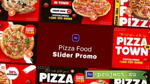 Videohive - Pizza Food Slider Promo - 46482863 - Project for After Effects