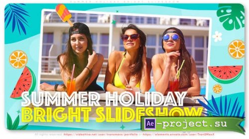 Videohive - Summer Holiday Bright Slideshow - 46488957 - Project for After Effects
