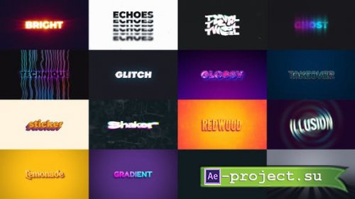 Videohive - Amazing Text Presets - 41686318 - Project for After Effects &  - Premiere Pro Templates