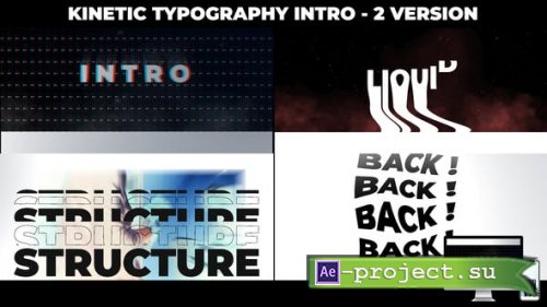 Videohive - Kinetic Typography Intro - 46517319 - Project for After Effects