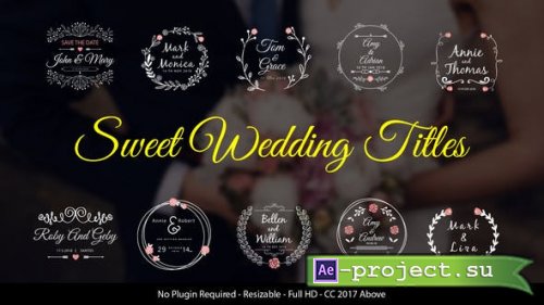 Videohive - Wedding Titles - 21922935 - Project for After Effects