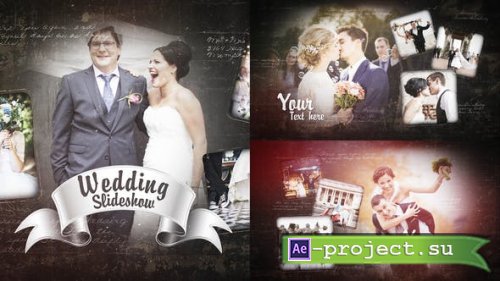 Videohive - Grunge Wedding Slideshow - 22806634 - Project for After Effects