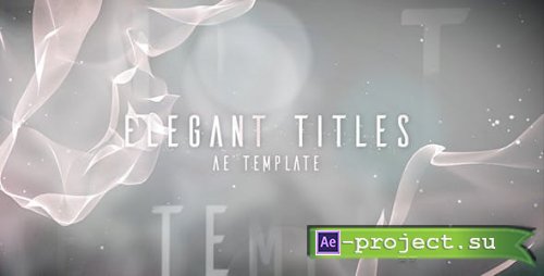Videohive - Elegant Titles - 21220664 - Project for After Effects