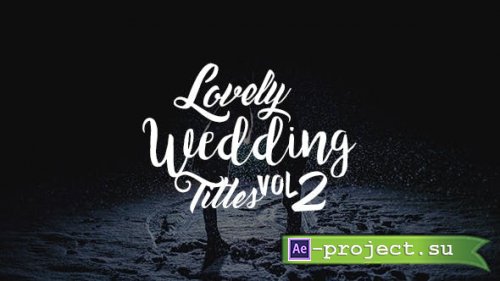 Videohive - Lovely Wedding Titles Vol 2 - 17100323 - Project for After Effects