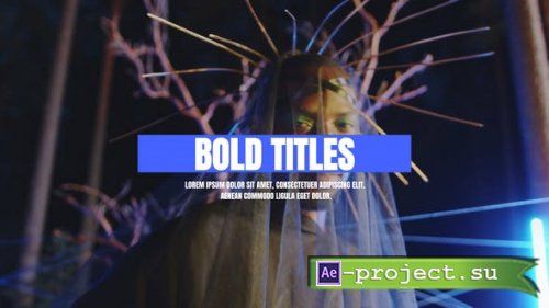 Videohive - Bold Design Titles - 46623058 - Project for After Effects