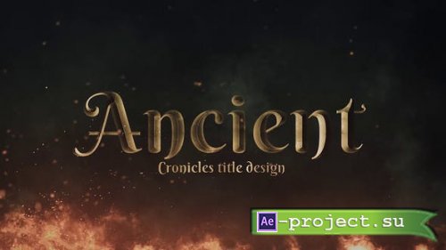 Videohive - Chronicles Title Design - 46624053 - Project for After Effects