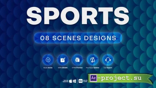 Videohive - 08 Sports Scenes - 46628320 - Project for After Effects