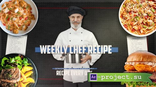 Videohive - Weekly Chef Recipes - 46638955 - Project for After Effects