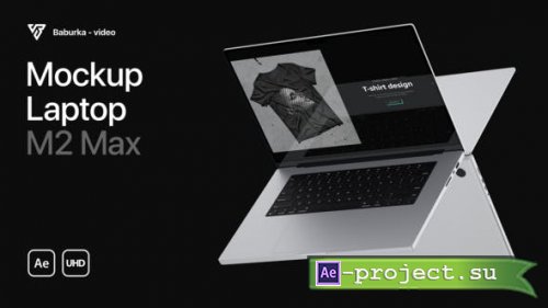 Videohive - Laptop Mockup | M2 Max - 46473905 - Project for After Effects