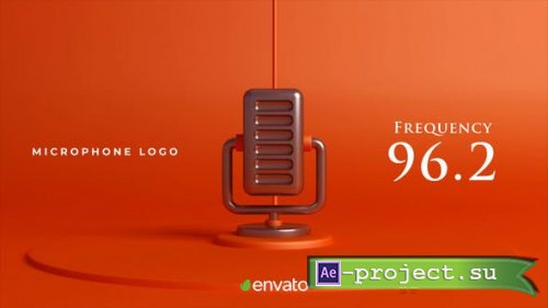 Videohive - Microphone Logo - 46640291 - Project for After Effects