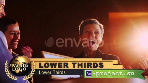 Videohive - Award Lower Third Award Transition Logo - 46654956 - Project for After Effects
