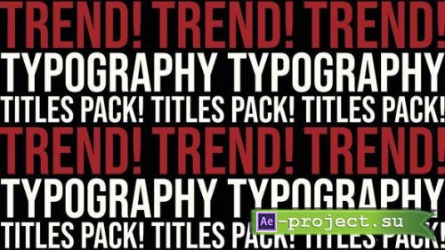 Videohive - Fullscreen Typography | After Effects - 46655350 - Project for After Effects