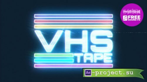 Videohive - VHS Logo Reveal - 46648118 - Project for After Effects