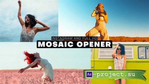 Videohive - Mosaic Opener - 45227566 - Project for After Effects