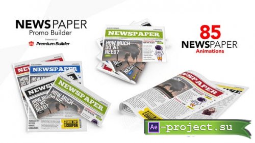 Videohive - Newspaper Promo Builder - 46684542 - Project for After Effects