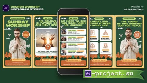 Videohive - Church Worship Instagram Stories - 46729018 - Project for After Effects