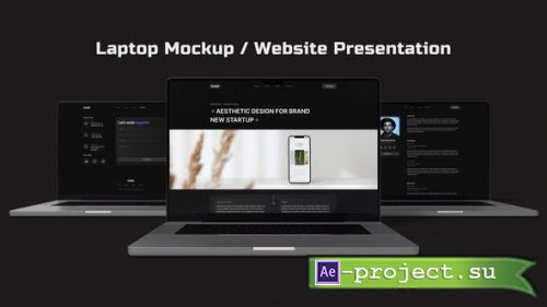 Videohive - Laptop Mockup / Website Presentation - 46720219 - Project for After Effects